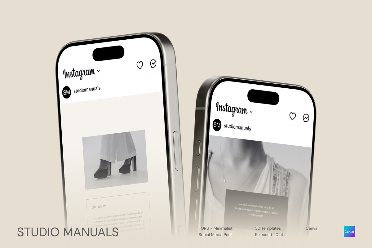 TORU – Minimalist Social Media Post, a Social Media Template by Studio Manuals (Photo 6 of 8)
