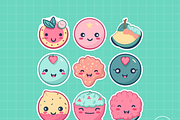 Summer Cute Food Clipart Bundle, a Decorative Illustration by Xinyan Studio (Thumbnail 3 of 6)