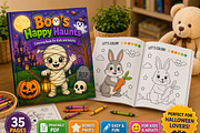 Boo’s Happy Haunts Coloring Book, a Seasonal Illustration by Design Zone (Thumbnail 4 of 4)