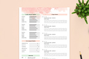 2 Page Resume & CoverLetter Template, a Resume Template by Showy68 Template (Thumbnail 5 of 6)