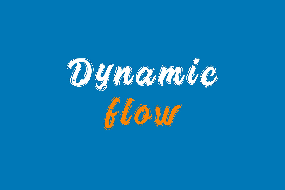 Fluxoria Decorative Font, a Handwritten Font by Graphic Spirit (Photo 3 of 8)