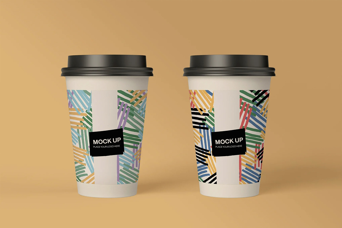 Paper Cups Mockup, a Cups & Container Mockup by skybluecreative (Photo 2 of 2)