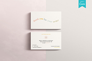 Thank you card for Canva template, a Stationery Template by Hellohastore (Thumbnail 1 of 8)