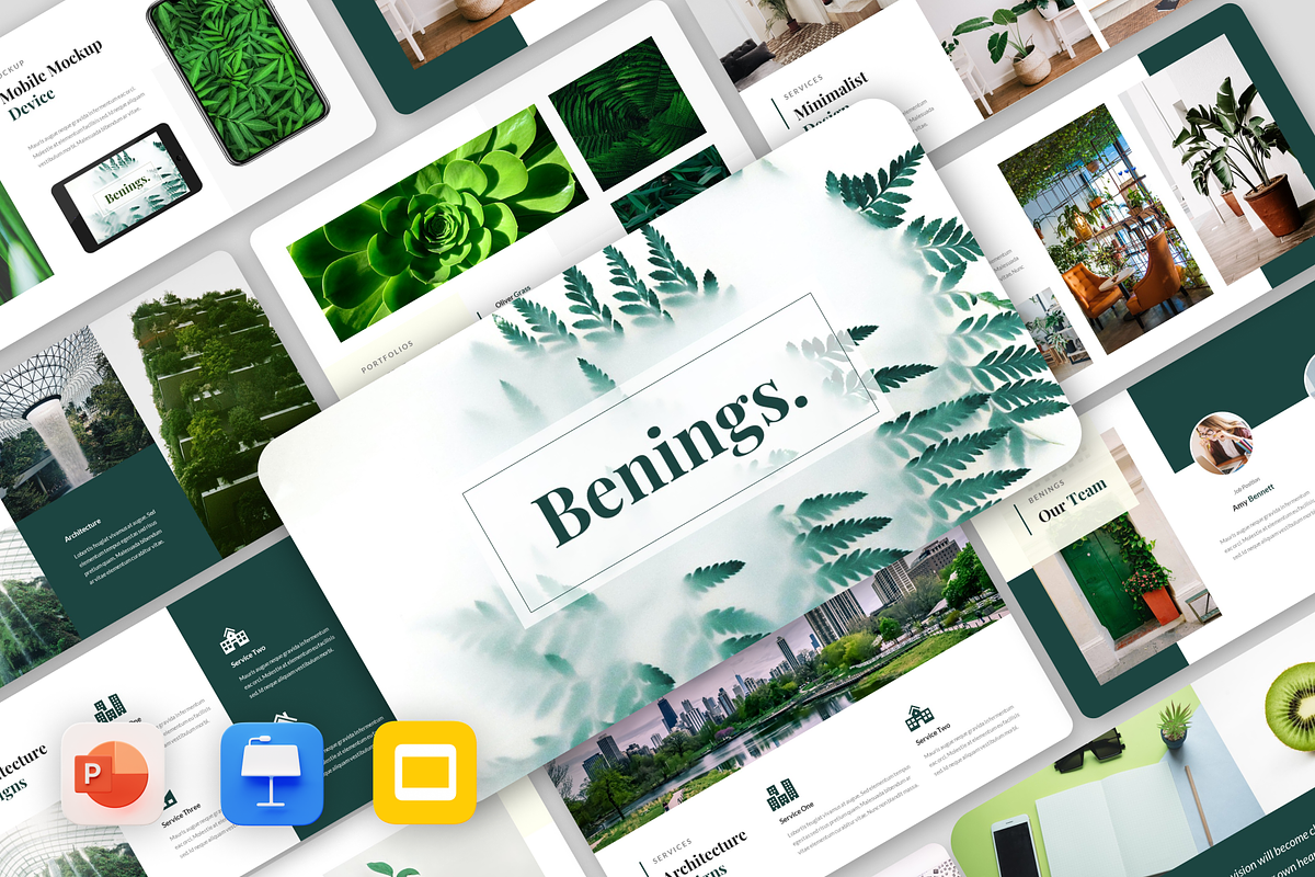 Benings – Minimalist Business, a Presentation Template by Monsgraph Creative Studio (Photo 1 of 5)