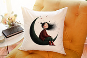 Whimsical Christmas Girl Clipart, an Illustration by Sublimation Artist (Thumbnail 6 of 6)