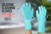 SILICONE GLOVES MOCK-UP (ONLY COLOR), a Product Mockup by Moonlight Creative (Thumbnail 2 of 5)