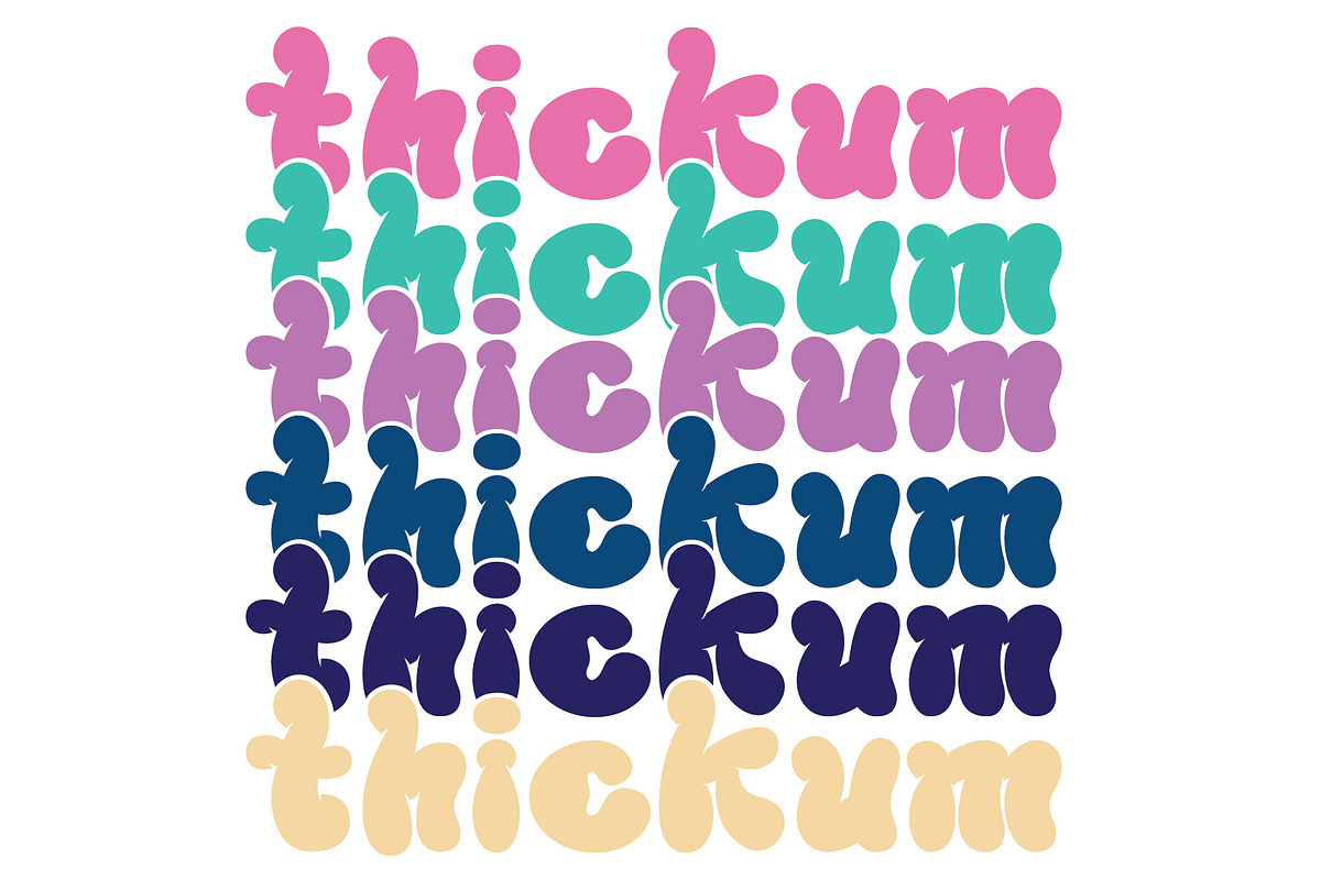 Thickum Thighs - juicy display font, a Serif Font by Font Infusions (Photo 12 of 13)