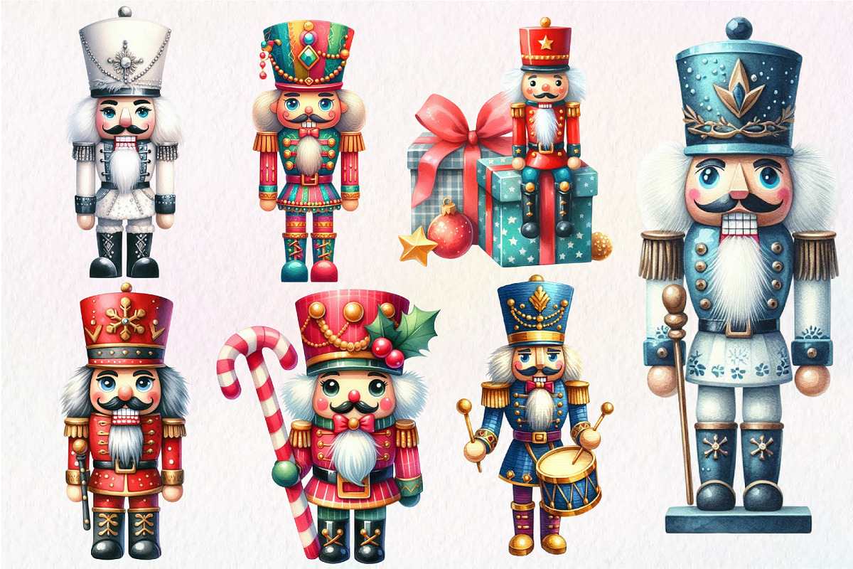 Christmas Nutcracker Clipart, an Illustration by Dream Creation (Photo 3 of 6)