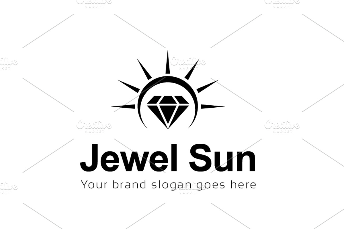Jewel Sun Logo Template, a Branding & Logo Template by Tasmim Premiem Design (Photo 4 of 4)