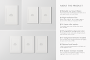 2x3 Portrait Frame Mockup Bundle, a Household Mockup by Lelu Art Design (Thumbnail 6 of 11)