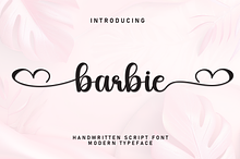 Barbie | Script Font