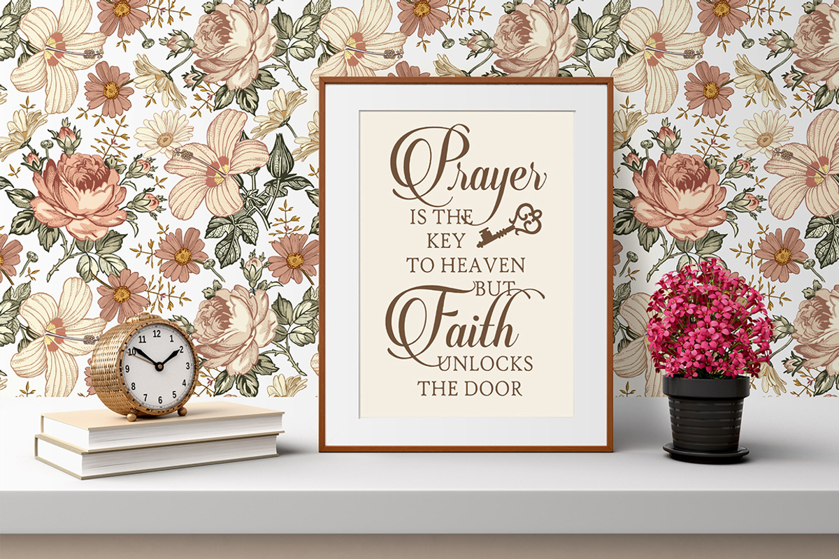 Set Seamless Flowers Roses Hibiscus, a Pattern Graphic by Vintage (Photo 9 of 13)