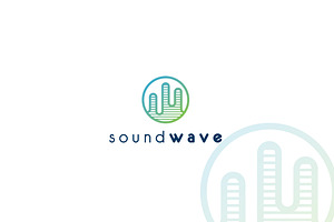 Sound Wave Logo Template