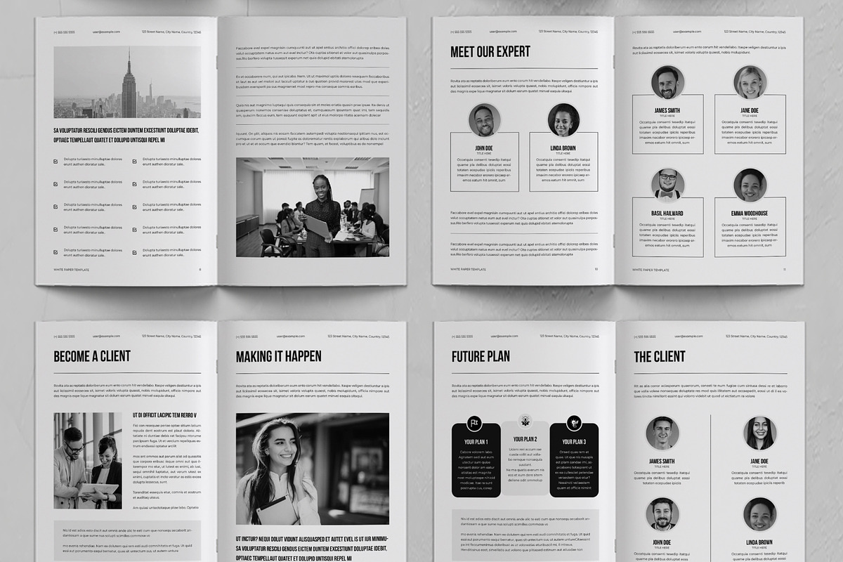 Business White Paper Template, a Brochure Template by ContestDesign (Photo 3 of 3)