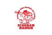 Ichiban Ramen Logo Template, a Branding & Logo Template by Kreasi Malam (Thumbnail 3 of 4)