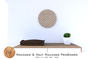 Laser Cut Round/Half Round Peg Board, a Templates & Theme by StanleyTirtoutomo (Thumbnail 10 of 10)
