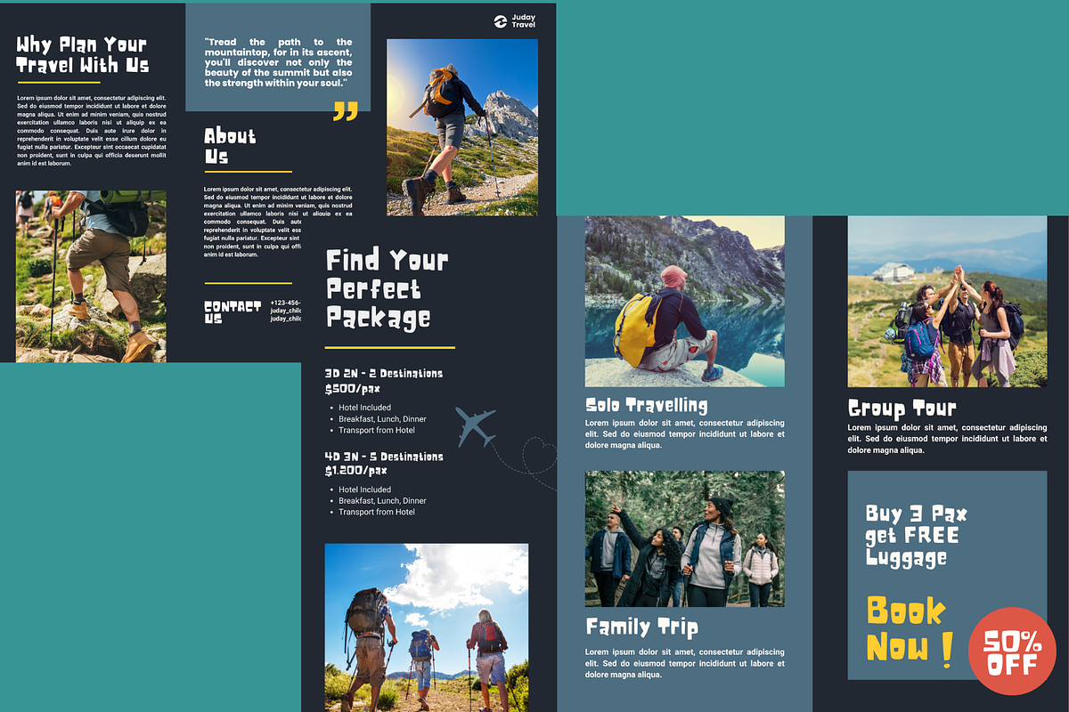 Modern Trifold Brochure Template, a Brochure Template by judayartworks (Photo 16 of 21)