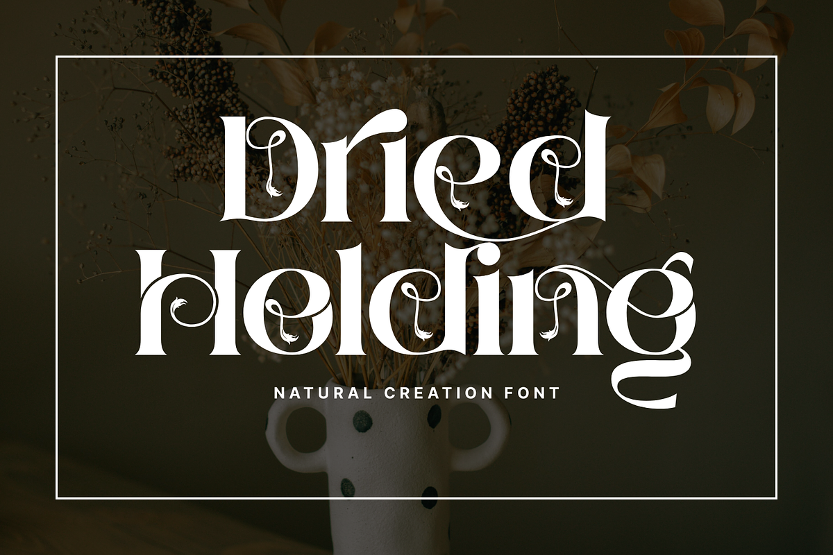 Natural Creation - Decorative Font, a Serif Font by 177Studio (Photo 8 of 8)