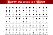 205 Christmas Stencils Designs, a Decorative Illustration by Arshad Ali (Thumbnail 7 of 14)