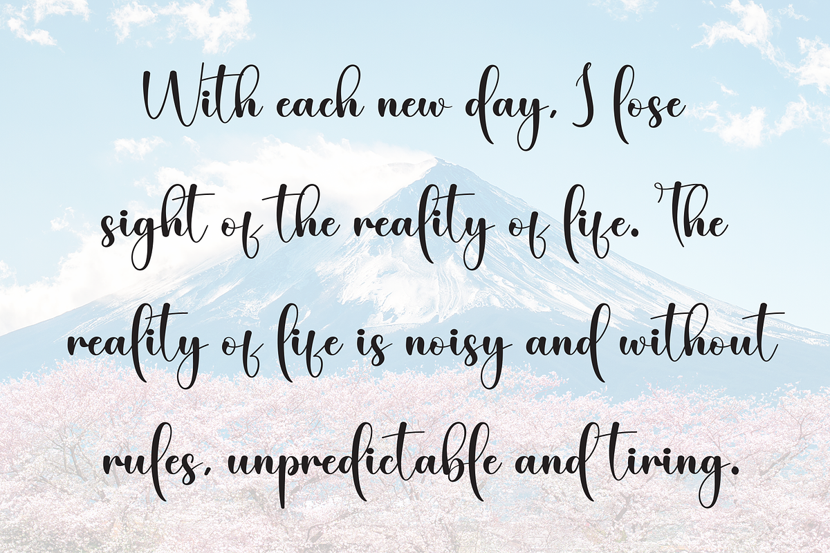 Sweety Smothing | Script Font, a Handwritten Font by Scratchones (Photo 6 of 8)