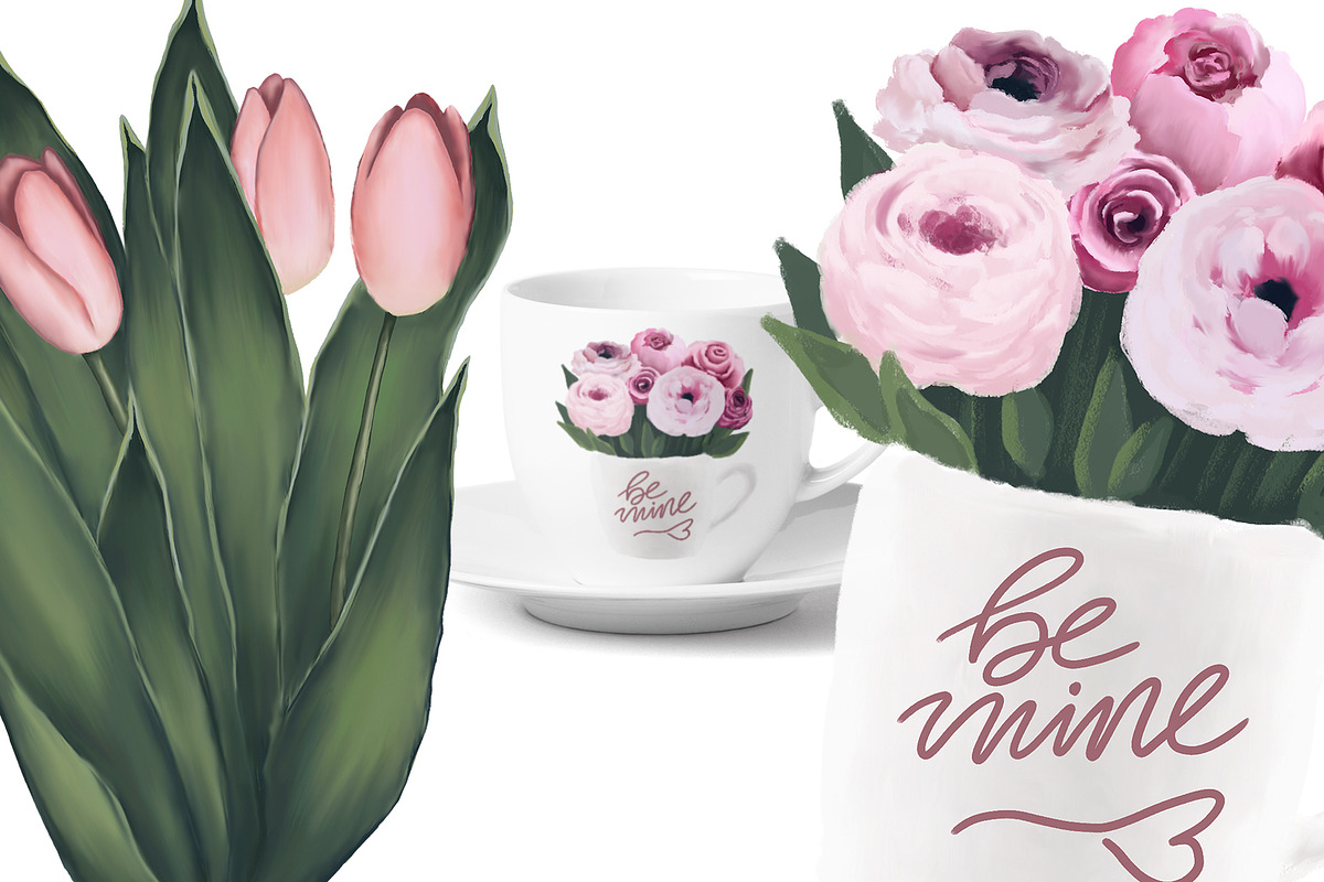 Romantic Valentine Collection, an Illustration by Chloe's Illustrations (Photo 4 of 10)