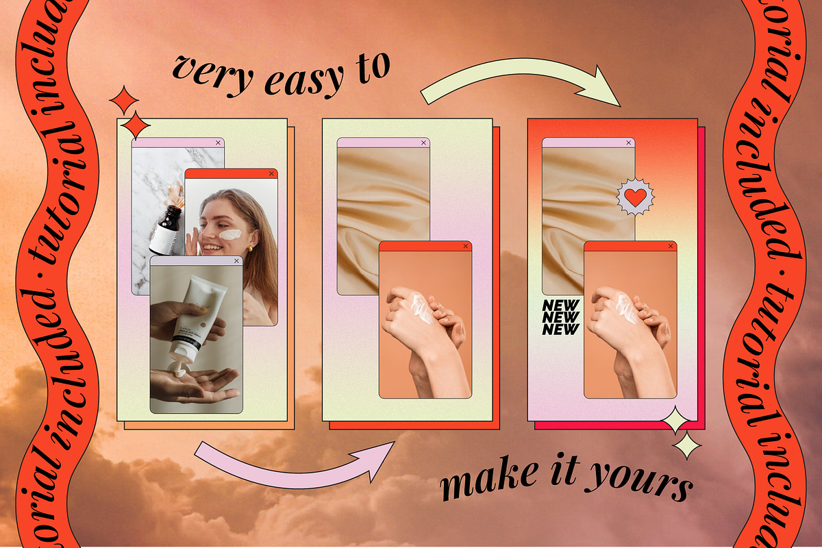 Skin Deep IG Template Kit, a Social Media Template by angelainthefields (Photo 3 of 10)