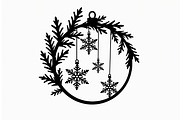 Christmas Ornament Laser Cut Design, a Graphic by musafir_fashion (Thumbnail 5 of 16)