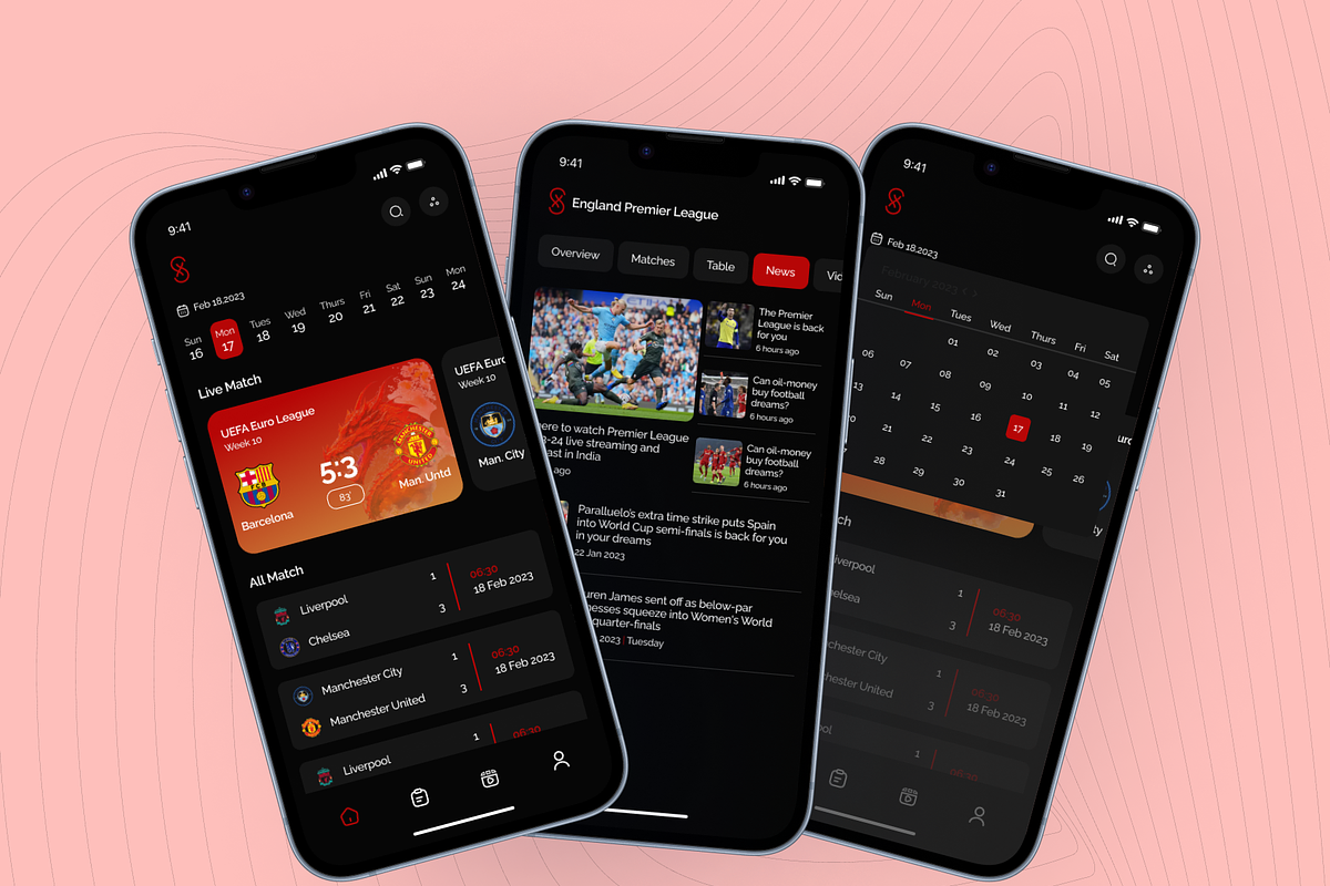 Sporty Snap - Football App UI Kit, an UI Kit Template by Digibulbo (Photo 8 of 8)