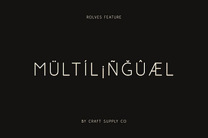 Rolves - Sans Serif Font Family