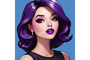 Beautiful bright girls portrait, a Person Illustration by MarisoArt (Thumbnail 5 of 13)