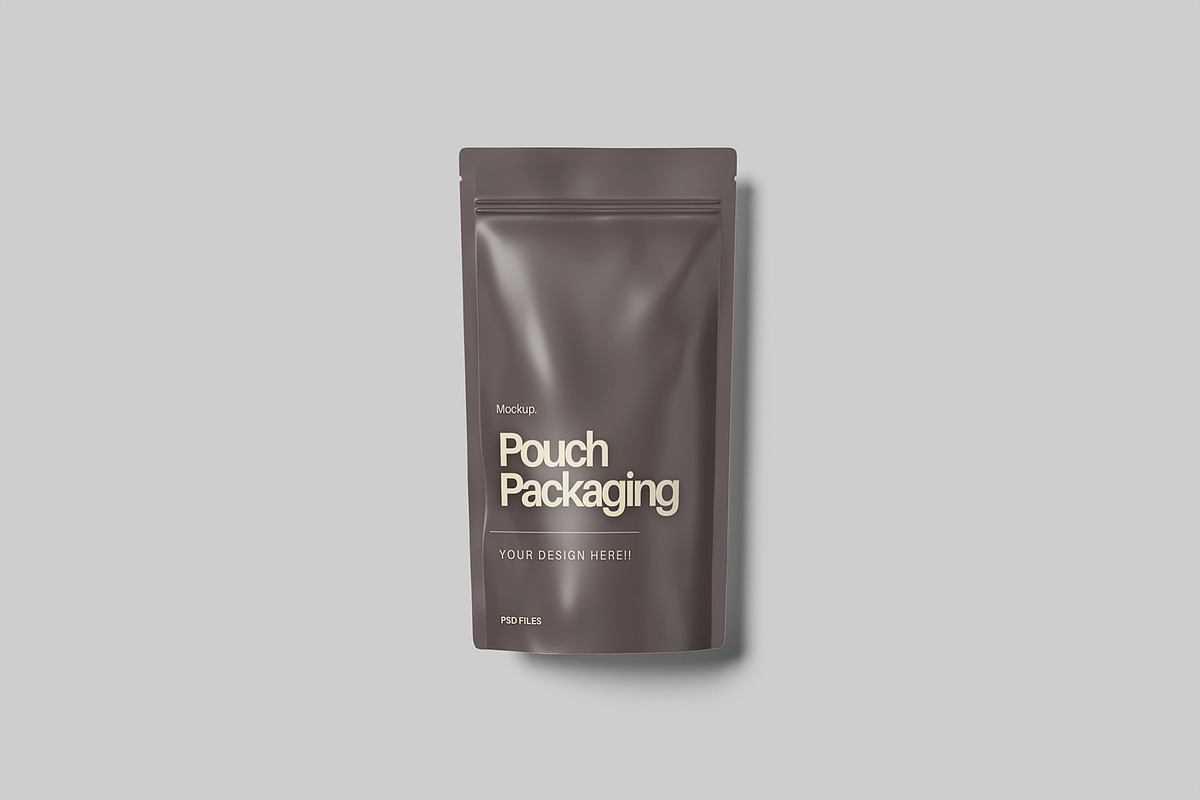 Pouch Packaging Mockup, a Packaging Mockup by Graphiculon (Photo 2 of 11)