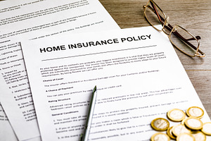 Home insurance policy pen, a Business Photo by FineArtStudio