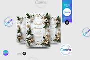 Christmas Wedding Invitation Flyer, a Flyer Template by Aam360 (Thumbnail 4 of 5)