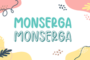 Monserga, a Handwritten Font by nongnuchpolyiam1 (Thumbnail 1 of 8)