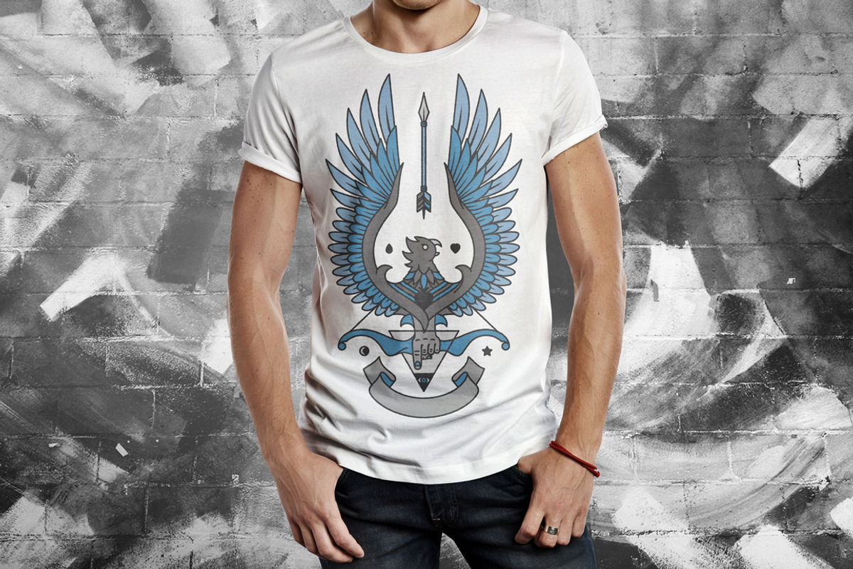 Mystical Bird with Arrow Vector, an Education Illustration by Tovarkovdesign (Photo 7 of 9)