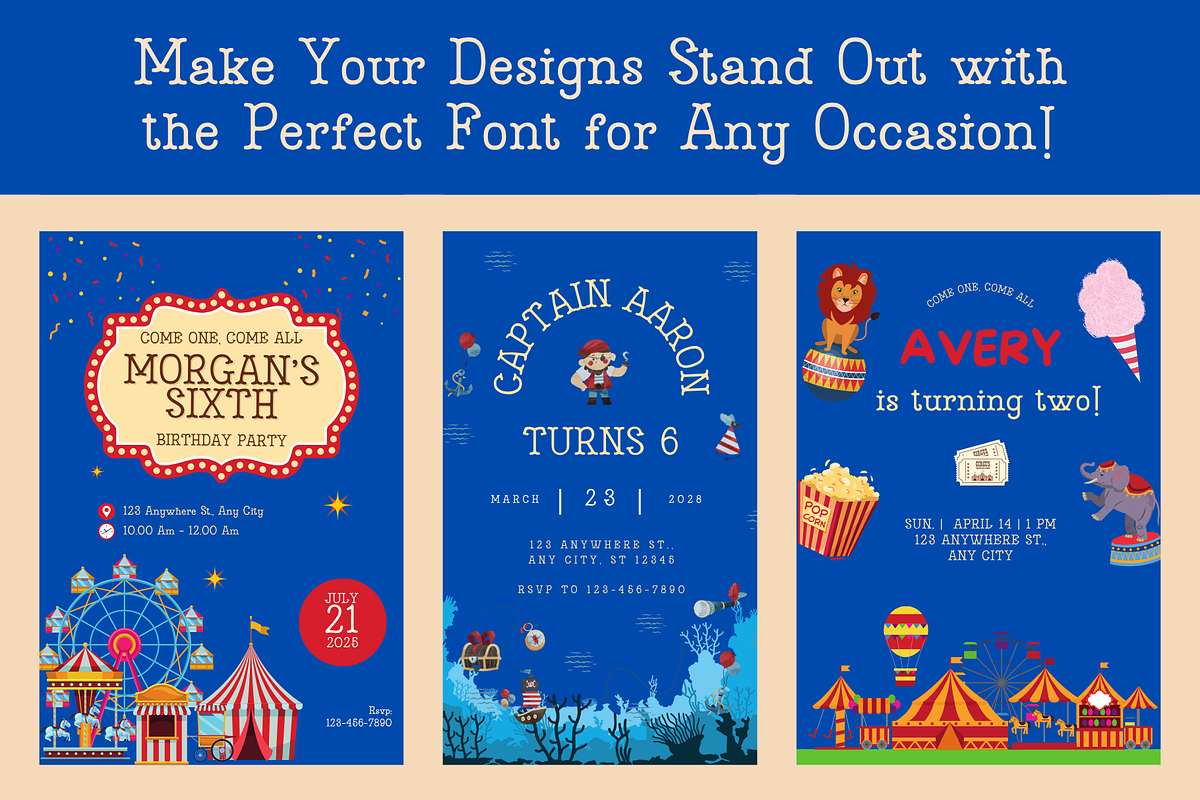 Clown Event - A Vintage Typewriter, a Handwritten Font by BearyType Studio (Photo 7 of 11)