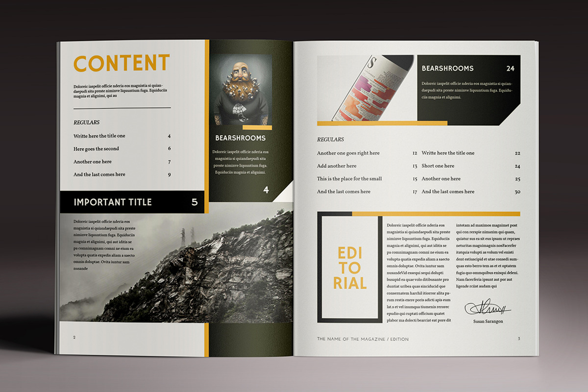 Multipurpose Magazine 4, a Magazine Template by Luuqas Design (Photo 3 of 9)
