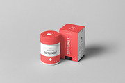 Supplement Jar & Box Mock-up 7, a Packaging Mockup by Yogurt86 (Thumbnail 2 of 12)