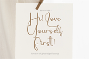 Tyshira Elyne - Casual Handwritten, a Handwritten Font by Indotype Foundry (Thumbnail 2 of 10)