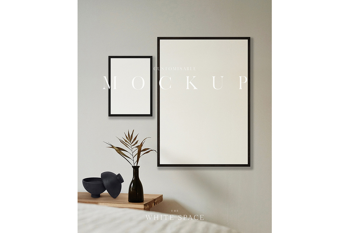 Frame Mockup Editable & Customisable, a Print Template by The White Space Co. (Photo 3 of 8)