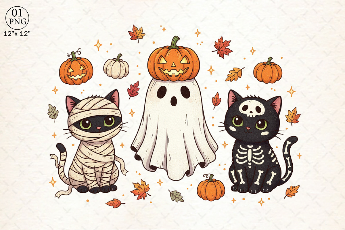 Funny Halloween Cat Png Spooky Cat P, an Illustration by Libby Wishes (Photo 1 of 6)