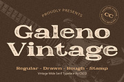 Galeno Vintage, a Serif Font by Craft Supply Co. (Thumbnail 1 of 8)