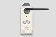 Minimalist Door Hanger Template, a Stationery Template by BrandPacks (Thumbnail 4 of 7)