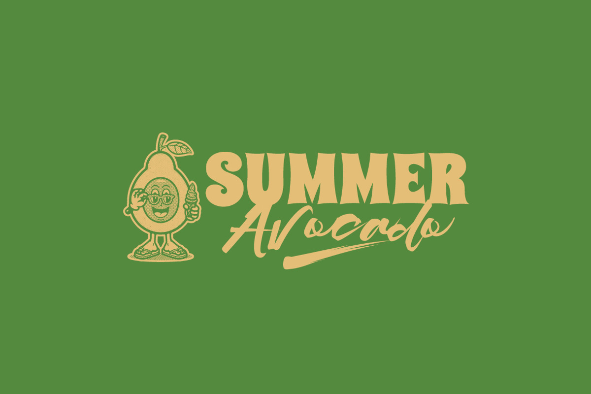 Summer Avocado Logo Template, a Branding & Logo Template by Kreasi Malam (Photo 4 of 4)