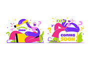 5 Coming Soon Vector Illustration, an Object Illustration by denayunebgt (Thumbnail 3 of 3)