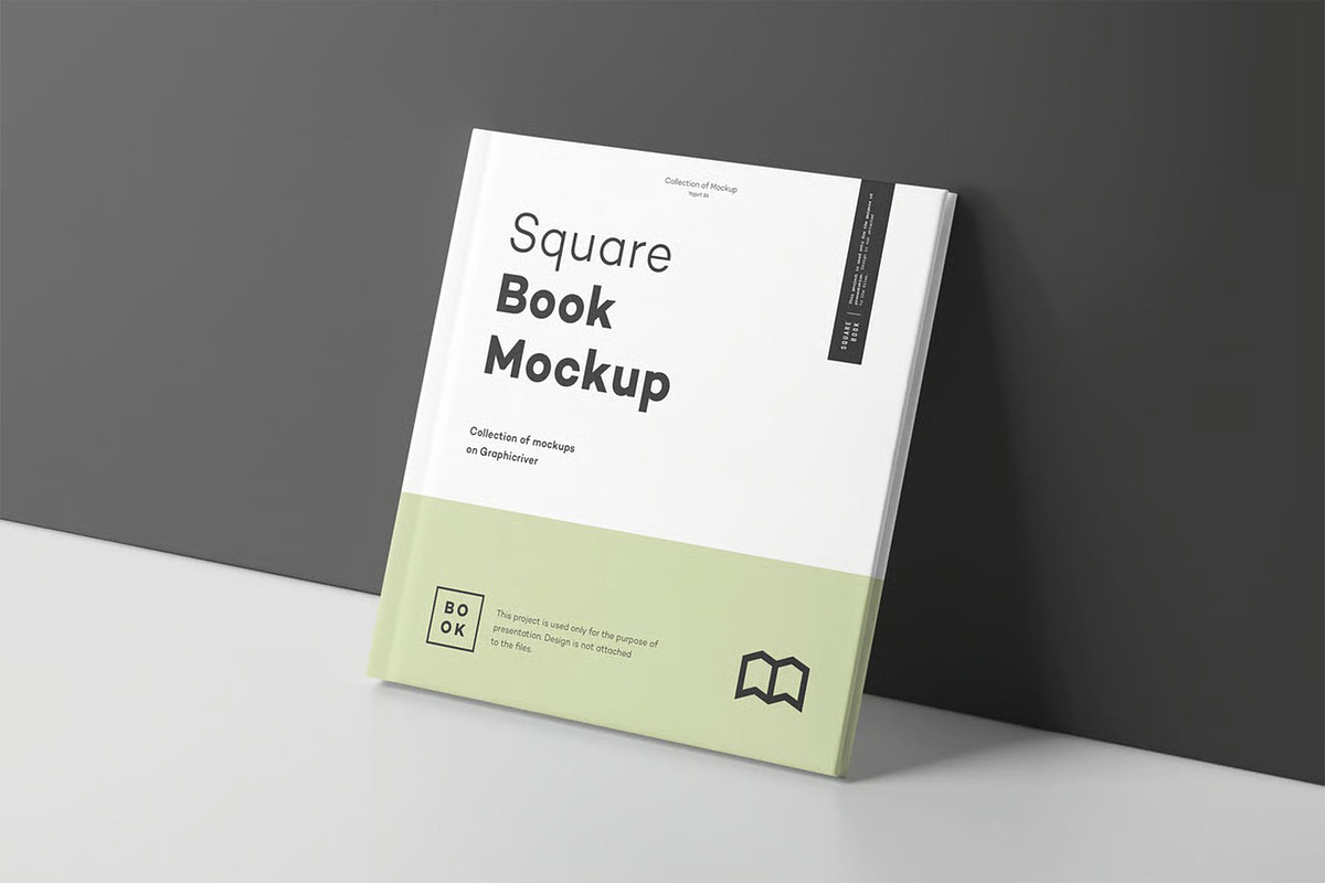 Square Book Mock up, a Books & Magazine Mockup by zippypixelstudio (Photo 11 of 16)