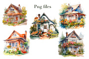 Cottages and gazebos, watercolor, an Object Illustration by AkvarelRiver (Thumbnail 4 of 9)