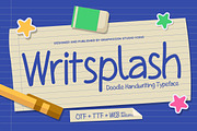 Writsplash, a Handwritten Font by graphicook (Thumbnail 1 of 10)
