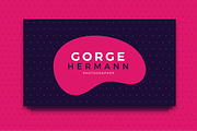 Gorge Hermann Business Card Template, a Business Card Template by D | S Creative Design (Thumbnail 1 of 4)