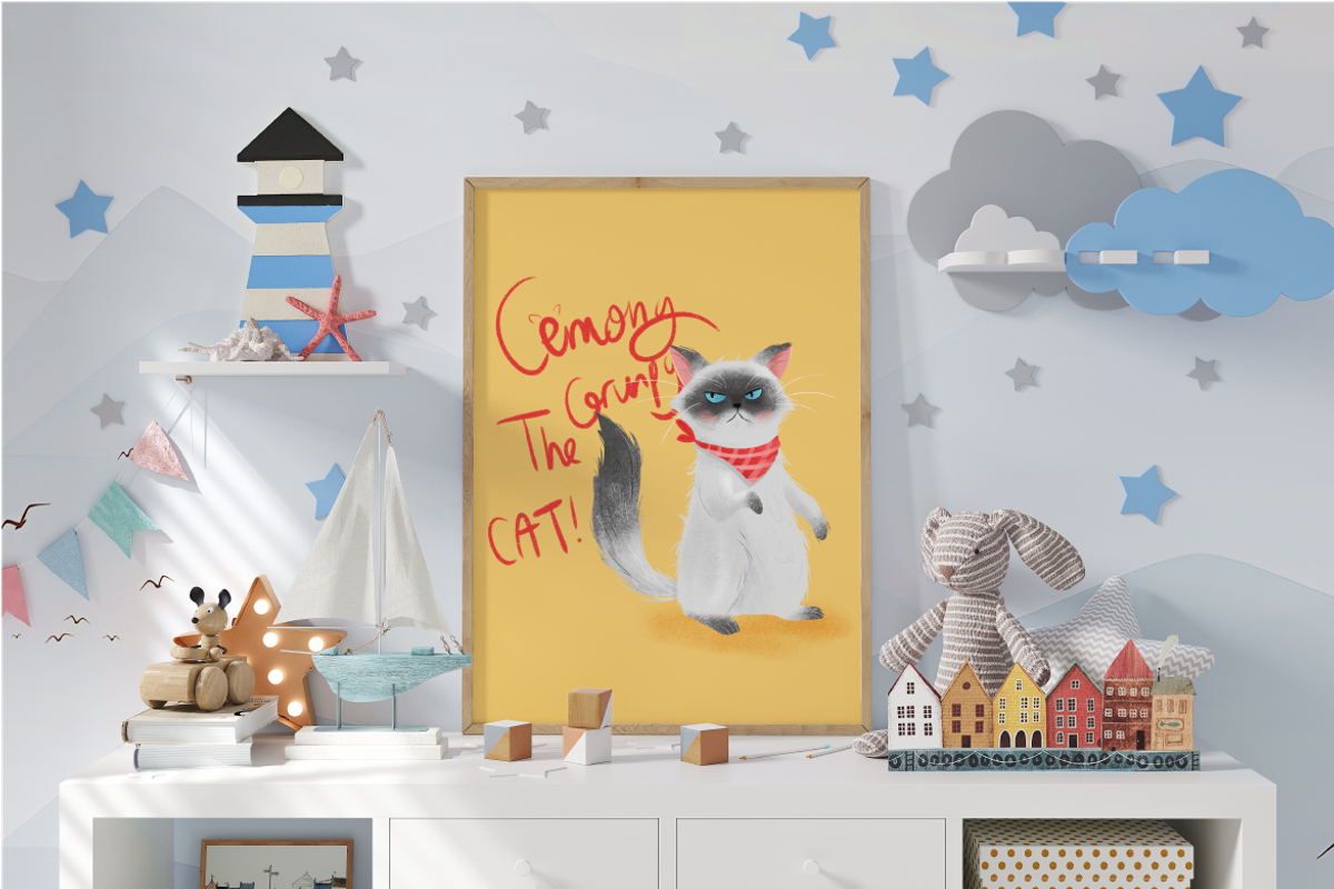 Cemong the Grumpy Cat, an Animal Illustration by Artnivora.Std (Photo 5 of 5)